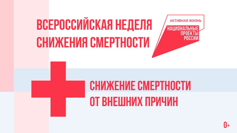  Неделя, направленная на снижение смертности от внешних причин
