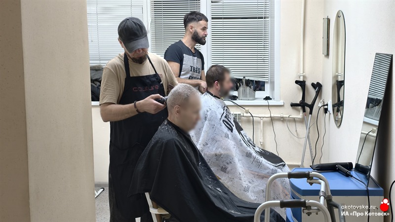 Волонтеры в госпитале